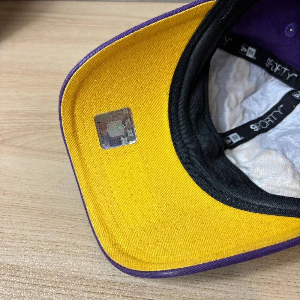 Minnesota Vikings Hat Cap Strap Back Womens Purple NFL Football New Era Ladies